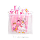 Cartoon PVC Transparent Pencil Case Document Bag