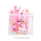 Cartoon PVC Transparent Pencil Case Document Bag