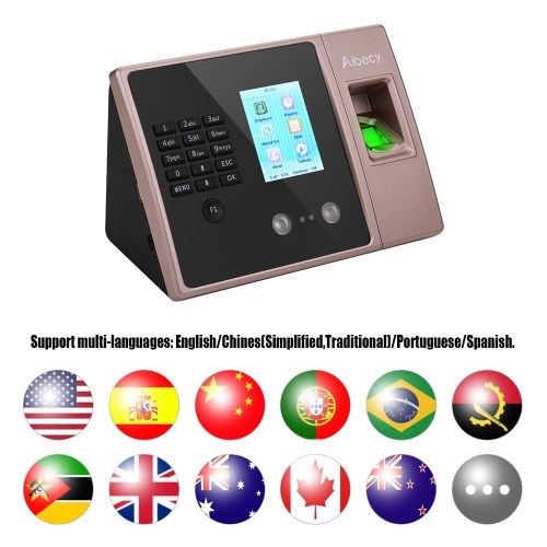 Aibecy Intelligent Biometric Fingerprint Time Attendance Machine