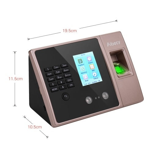 Aibecy Intelligent Biometric Fingerprint Time Attendance Machine