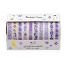 Washi Japanese Paper Tapes Scrapbooking Tape Rolls Lovely Design 10pcs/set