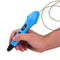 3D Printing Pen with 3 Colors 1.75mm PLA Filament Refills LCD Screen Non-Clogging 3D Pen