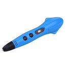 3D Printing Pen with 3 Colors 1.75mm PLA Filament Refills LCD Screen Non-Clogging 3D Pen