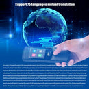 Smart Instant Language Translator Device with 2.4 Inch Touchscreen 75 Languages Real Time Two-Way Voice Translation Support 4G WiFi Hotspot Offline/Photo/Recording Translating for Learning Travel Shopping Business