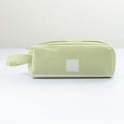 Large Capacity Canvas Pencil Case Pen Bag Makeup Pouch Stationary