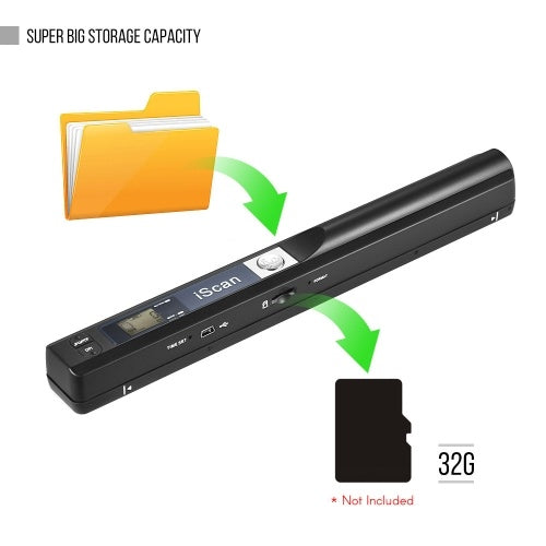 Portable Wireless Scanner Mini Handheld Document Scanners