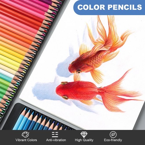 SKYGLORY 12 Colored Pencils Set