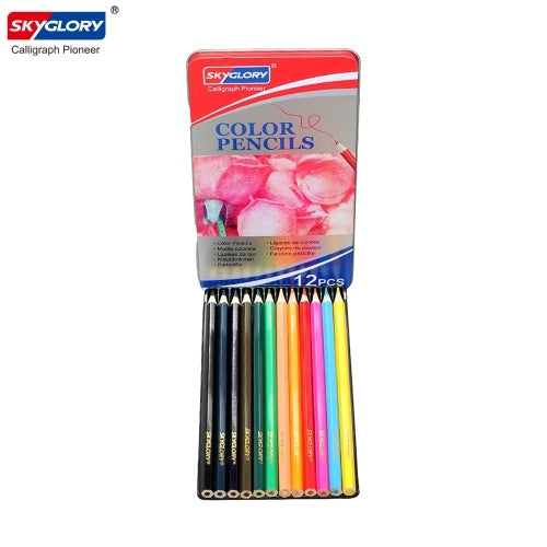 SKYGLORY 12 Colored Pencils Set