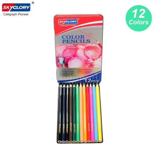 SKYGLORY 12 Colored Pencils Set