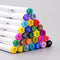 80 Vibrant Colors Art Markers Set