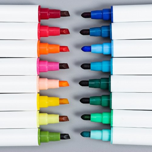 12 Colors Dual Tips Art Markers Set