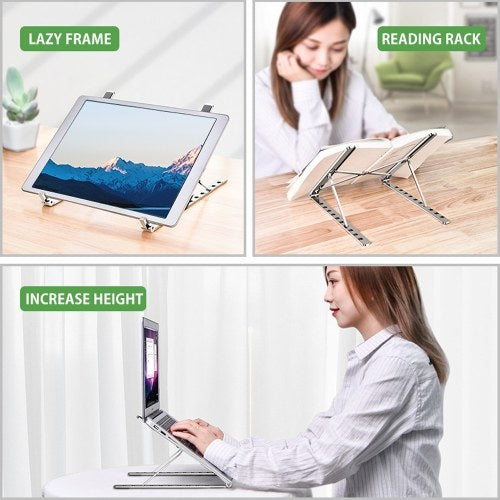 X-Shape Adjustable Foldable Aluminum Laptop Stand