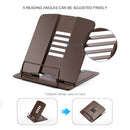 Portable Metal Book Stand Book Holder