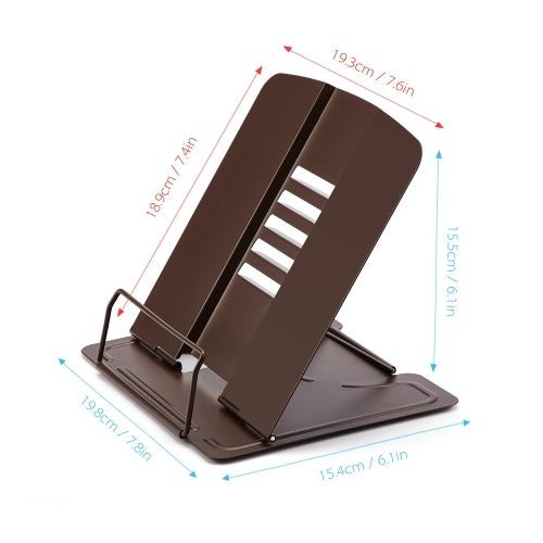 Portable Metal Book Stand Book Holder