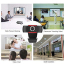 Video Conference Camera 480P HD Webcam Computer Camera with Noise Reduction Microphone USB Plug & Play for Video Meeting Online Training Teaching