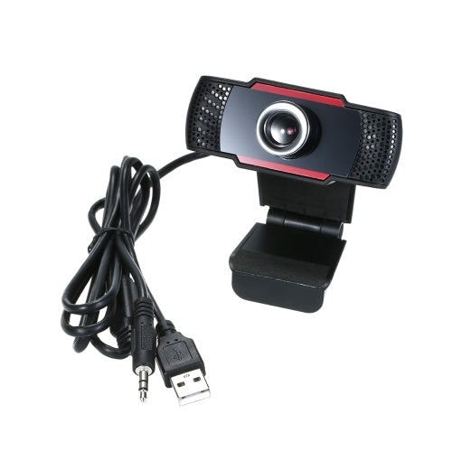 Video Conference Camera 480P HD Webcam Computer Camera with Noise Reduction Microphone USB Plug & Play for Video Meeting Online Training Teaching