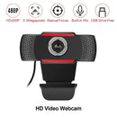 Video Conference Camera 480P HD Webcam Computer Camera with Noise Reduction Microphone USB Plug & Play for Video Meeting Online Training Teaching