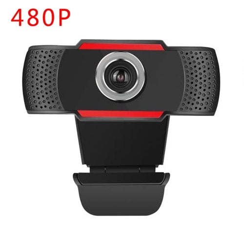 Video Conference Camera 480P HD Webcam Computer Camera with Noise Reduction Microphone USB Plug & Play for Video Meeting Online Training Teaching