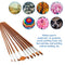 9pcs Professional Paint Brushes Set