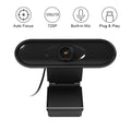 USB Computer Webcam 720P Web Camera Built-in Noise Reduction Microphone with Clip-on Base for PC Laptop Desktop Video Calling Recording Home Office Conferencing Live Streaming Online Teaching