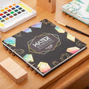 20 Sheets Loose-Leaf Watercolor Pad Art Painting Sketchbook Notebook Square Graffiti Book