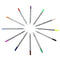 12 Colored Pens Set 0.4mm Fine Point Tip Fineliner Color Pen