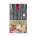 12 Colored Pens Set 0.4mm Fine Point Tip Fineliner Color Pen