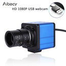 كاميرا Aibecy 1080P HD كاميرا كمبيوتر كاميرا ويب 2 ميجابكسل 5X زووم بصري 155 درجة عرض واسع التركيز اليدوي تعويض التعرض التلقائي مع ميكروفون USB التوصيل والتشغيل لمؤتمر الفيديو عبر الإنترنت التدريس الدردشة البث المباشر عبر الإنترنت