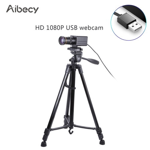 Aibecy 4K HD Camera Computer Camera Webcam 8 Megapixels 10X Optical Zoom 60 Degree Wide Angle Manual Focus Auto Exposure Compensation with Microphone Tripod USB Plug & Play for Video Conference Online Teaching Chatting Live Webcasting