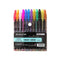 12pcs Color Gel Pens Set Neutral Pen Marker for Writing Marking Drawing Painting Coloring Books DIY Gift Cards Photo Album Art Project for Office School Students Adults, Glitter Pen