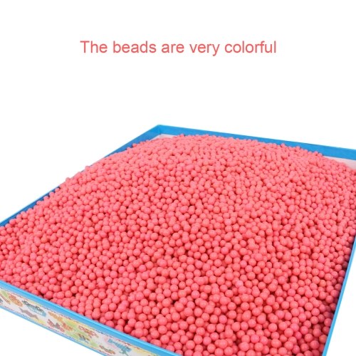 Factory direct spot water mist magic magic beads classic magic water spray painting children puzzle water sticky beads toys 10 color square box