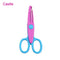 DIY Crafts Scissors Plastic Kid Design Safety Art Scissors Scrapbooking Decorative Wave Lace Edge Cutters