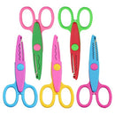 DIY Crafts Scissors Plastic Kid Design Safety Art Scissors Scrapbooking Decorative Wave Lace Edge Cutters