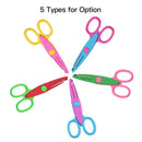 DIY Crafts Scissors Plastic Kid Design Safety Art Scissors Scrapbooking Decorative Wave Lace Edge Cutters