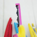 DIY Crafts Scissors Plastic Kid Design Safety Art Scissors Scrapbooking Decorative Wave Lace Edge Cutters