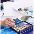 12 Vibrant Colors Solid Watercolor Paints Set