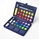 12 Vibrant Colors Solid Watercolor Paints Set