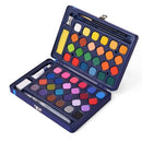 12 Vibrant Colors Solid Watercolor Paints Set