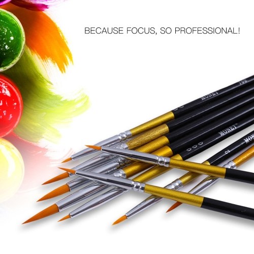 9pcs Detail Paint Brushes Set