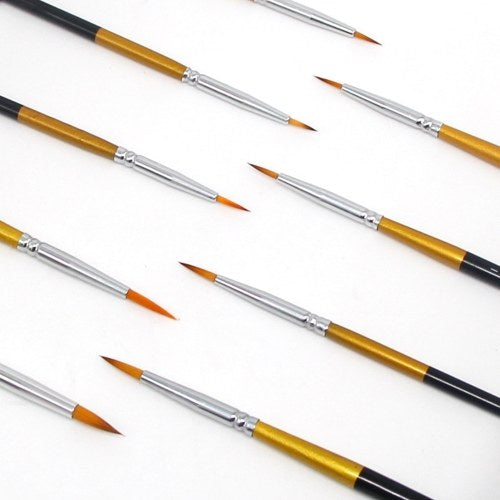 9pcs Detail Paint Brushes Set