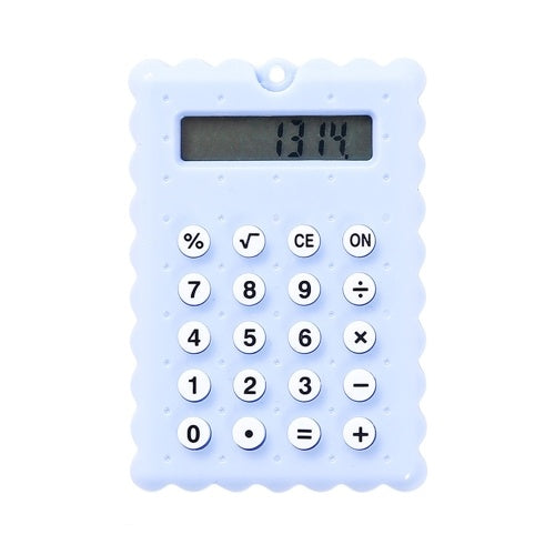 Mini Cute Calculator Pocket Size 8 Digits Display Portable Handheld Cartoon Calculator Electronic Calculator