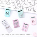 Mini Cute Calculator Pocket Size 8 Digits Display Portable Handheld Cartoon Calculator Electronic Calculator