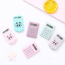 Mini Cute Calculator Pocket Size 8 Digits Display Portable Handheld Cartoon Calculator Electronic Calculator