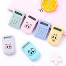 Mini Cute Calculator Pocket Size 8 Digits Display Portable Handheld Cartoon Calculator Electronic Calculator