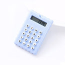 Mini Cute Calculator Pocket Size 8 Digits Display Portable Handheld Cartoon Calculator Electronic Calculator