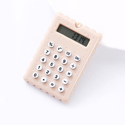 Mini Cute Calculator Pocket Size 8 Digits Display Portable Handheld Cartoon Calculator Electronic Calculator