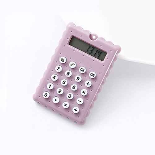 Mini Cute Calculator Pocket Size 8 Digits Display Portable Handheld Cartoon Calculator Electronic Calculator