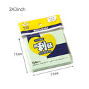 3 * 3 Inch Color Square Sticky Notes 100 Sheets Self-Stick Notepad