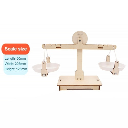 DIY Balance Scale Lever Wooden Weighing Scale