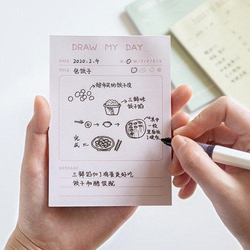 50 Sheet Mini Portable Notebook